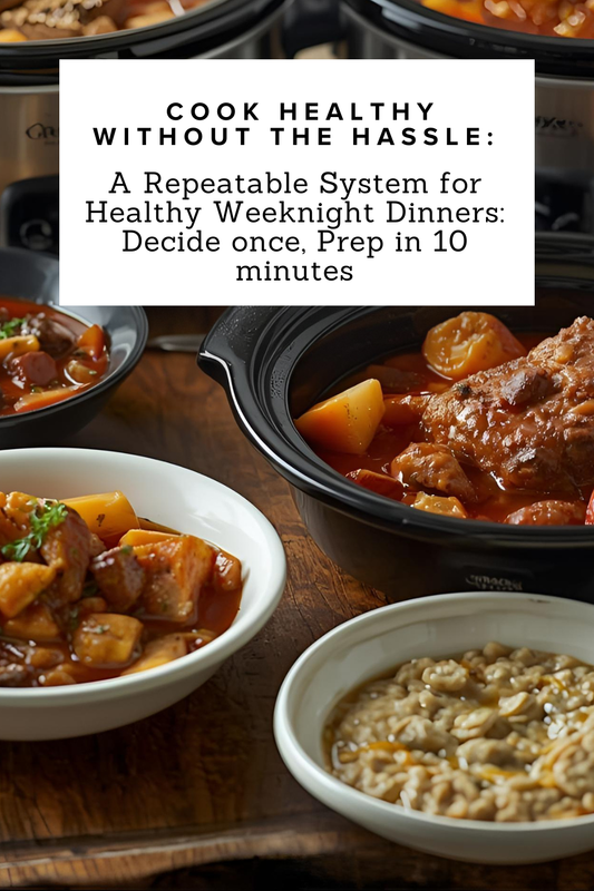 Cook Healthy Without the Hassle: 10-Minute Framework for Weeknight Dinners