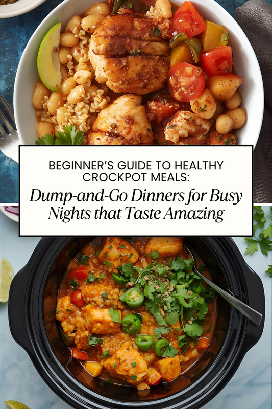 Beginner’s Guide to Healthy Crockpot Meals: Dump-and-Go Dinners for Busy Nights that Taste Amazing