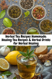 Herbal Tea Recipes Homemade: Healing Tea Recipes & Herbal Drinks for Herbal Healing