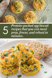 Protein-Packed Egg Biscuits: Freezer-Friendly High-Protein Breakfast You Can Meal Prep