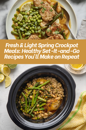 Fresh & Light Spring Crockpot Meals: 5 Healthy Set-It-and-Go Recipes