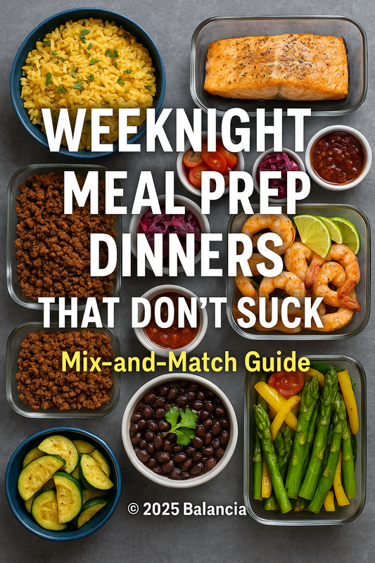 Weeknight Meal Prep Dinners That Don’t Suck